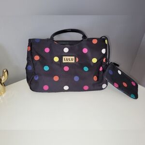 Lulu by Lulu Guiness Polka Dot Handbag, VGUC